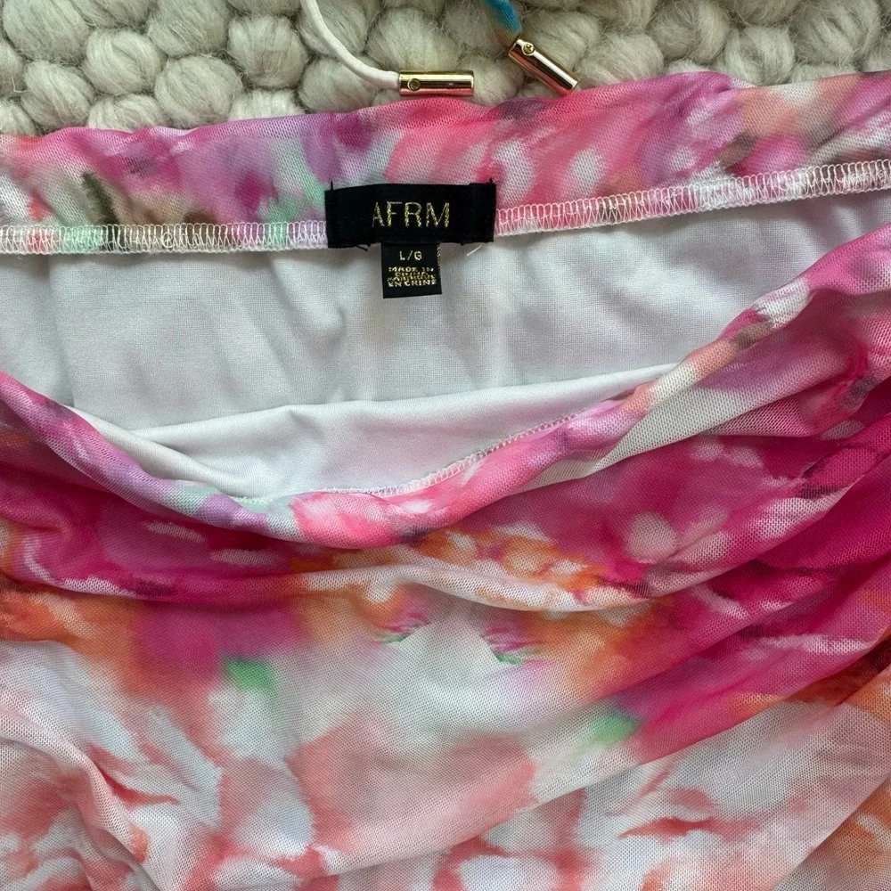 AFRM Pink and Orange Floral Set REVOLVE - Picture 13 of 16